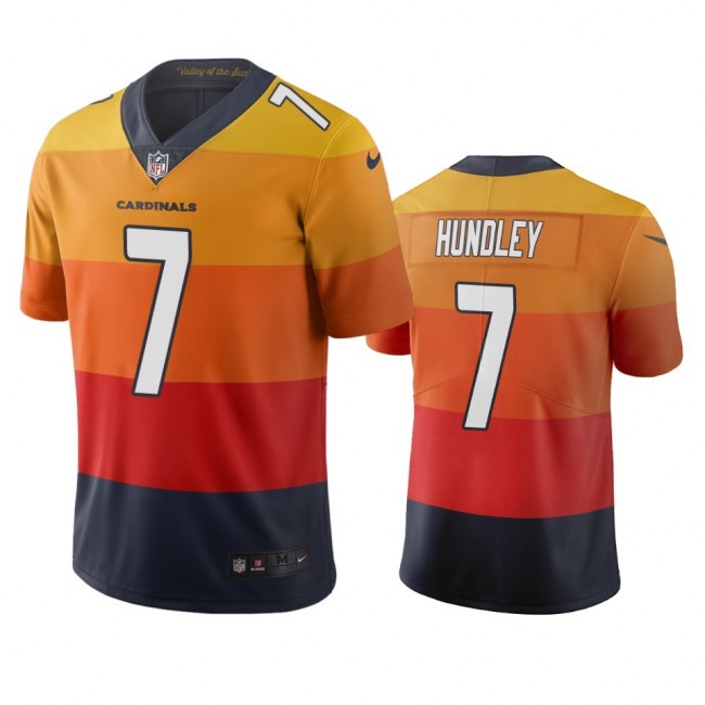 Arizona Cardinals #7 Brett Hundley Sunset Orange Vapor Limited City Edition NFL Jersey