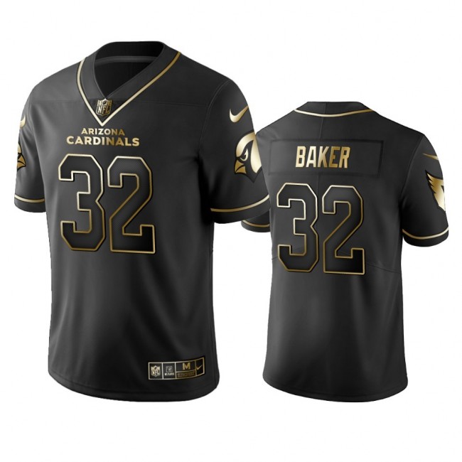 Cardinals #32 Budda Baker Men's Stitched NFL Vapor Untouchable Limited Black Golden Jersey