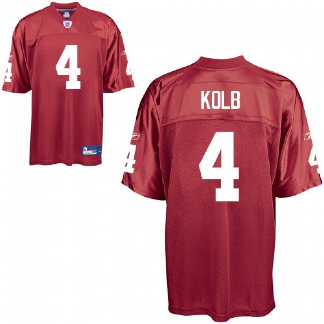 Cardinals #4 Kevin Kolb All Red Alternate Stitched NFL Jersey