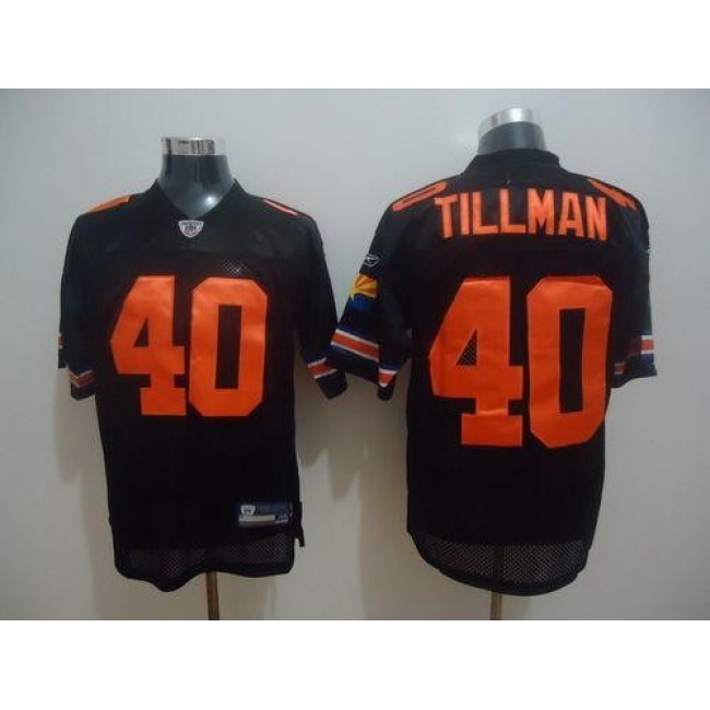 Cardinals #40 Pat Tillman Black Throwback Stitched NFL Jersey