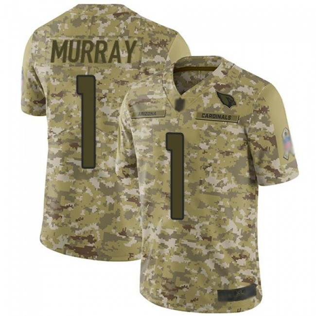 Nike Cardinals #1 Kyler Murray Camo Men's Stitched NFL Limited 2018 Salute to Service Jersey