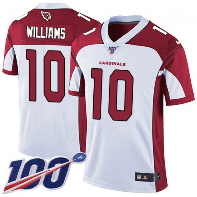 Nike Cardinals #10 Chad Williams White Men's Stitched NFL 100th Season Vapor Limited Jersey