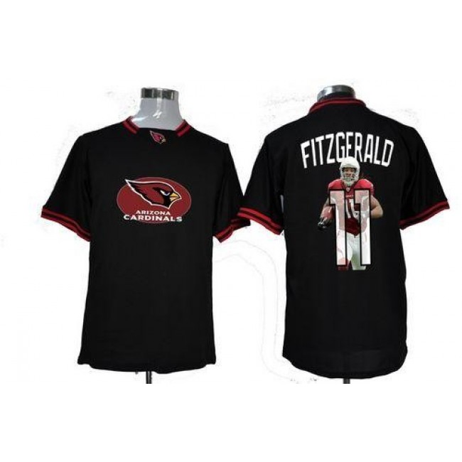 Nike Cardinals #11 Larry Fitzgerald Black Men's NFL Game All Star Fashion Jersey