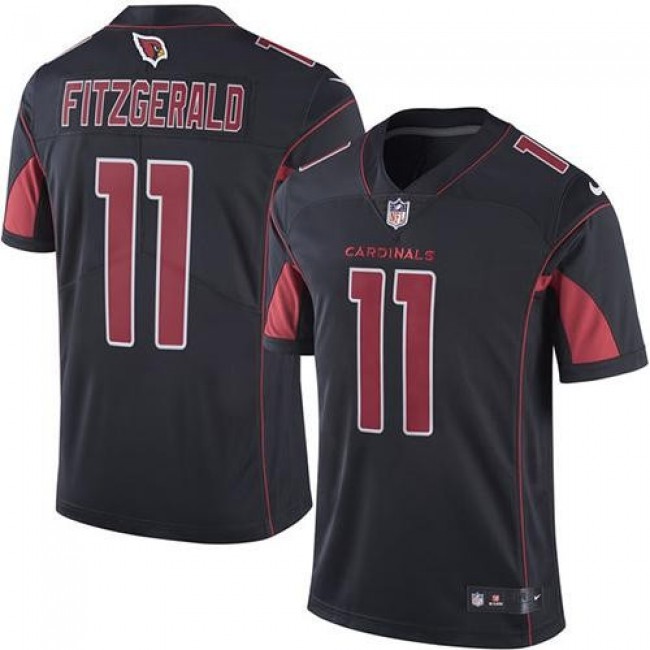 Arizona Cardinals #11 Larry Fitzgerald Black Youth Stitched NFL Limited Rush Jersey