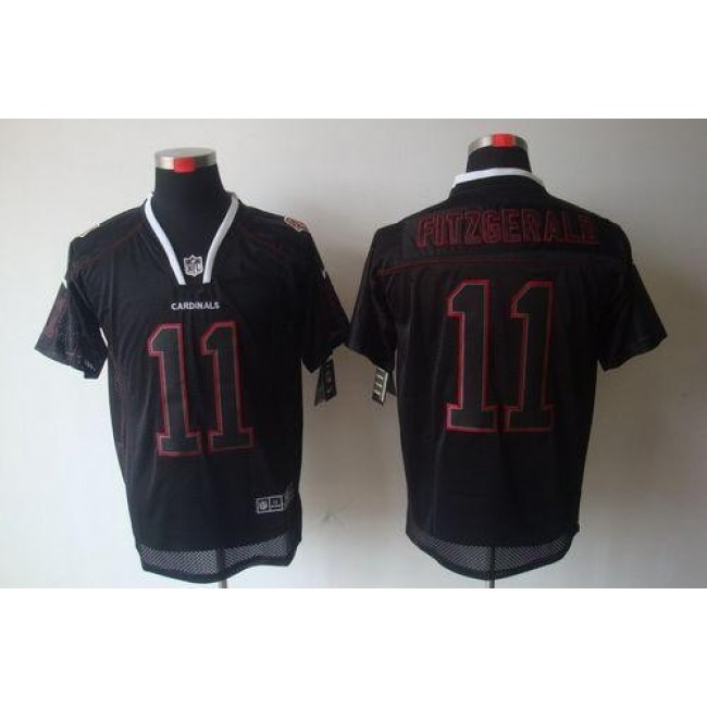 Nike Cardinals #11 Larry Fitzgerald Lights Out Black Men's Stitched NFL Elite Jersey