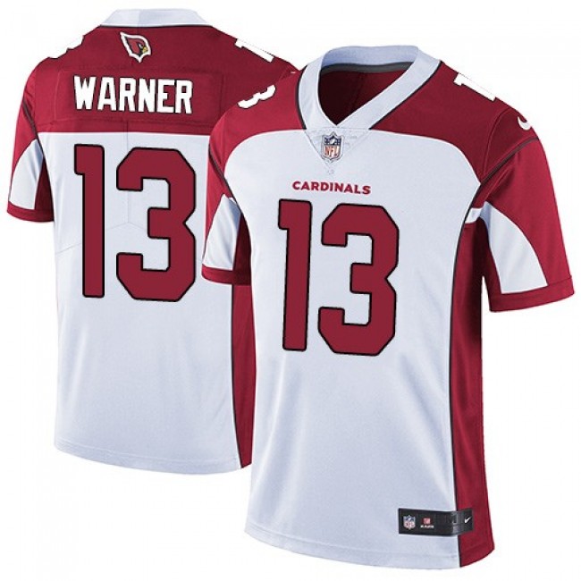 Arizona Cardinals #13 Kurt Warner White Youth Stitched NFL Vapor Untouchable Limited Jersey