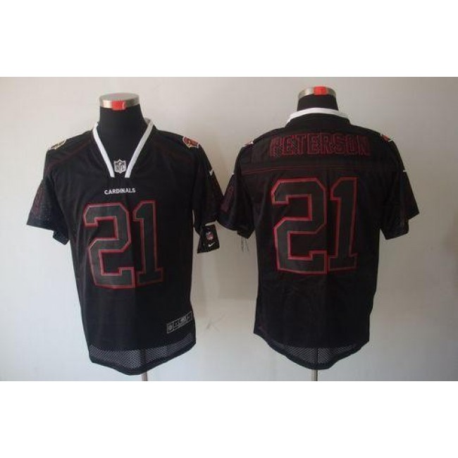 Nike Cardinals #21 Patrick Peterson Lights Out Black Men's Stitched NFL Elite Jersey