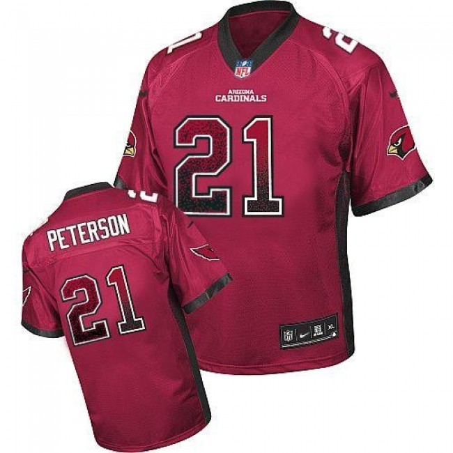 Nike Cardinals #21 Patrick Peterson Red Team Color Men's Stitched NFL Elite Drift Fashion Jersey