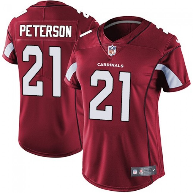 Women's Cardinals #21 Patrick Peterson Red Team Color Stitched NFL Vapor Untouchable Limited Jersey