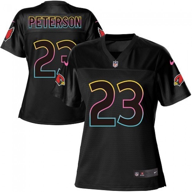 Women's Cardinals #23 Adrian Peterson Black NFL Game Jersey