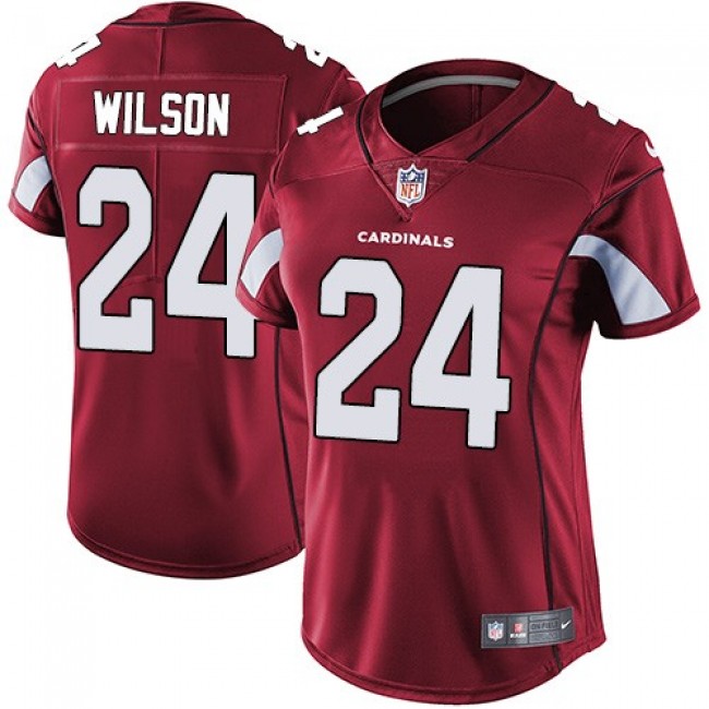 Women's Cardinals #24 Adrian Wilson Red Team Color Stitched NFL Vapor Untouchable Limited Jersey
