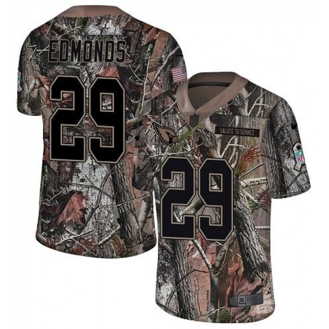 Nike Cardinals #29 Chase Edmonds Camo Men's Stitched NFL Limited Rush Realtree Jersey