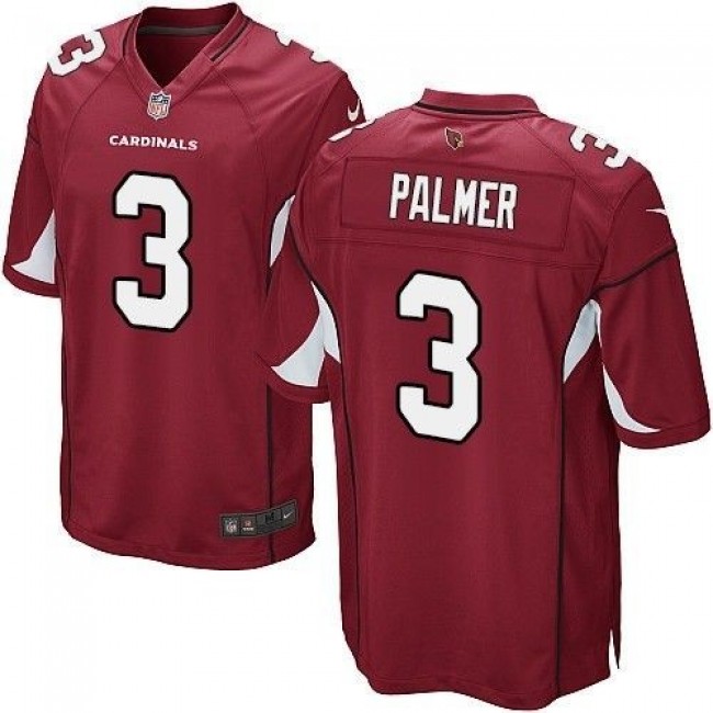 Arizona Cardinals #3 Carson Palmer Red Team Color Youth Stitched NFL Elite Jersey