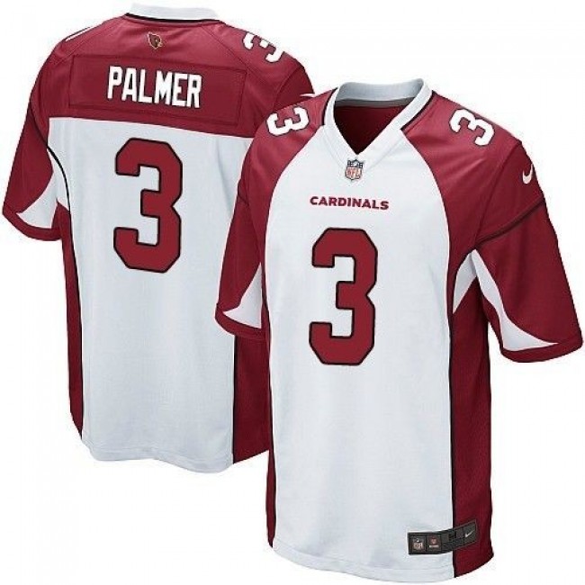 Arizona Cardinals #3 Carson Palmer White Youth Stitched NFL Elite Jersey