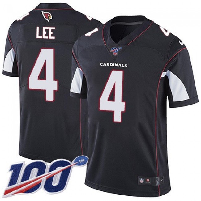 Nike Cardinals #4 Andy Lee Black Alternate Men's Stitched NFL 100th Season Vapor Limited Jersey