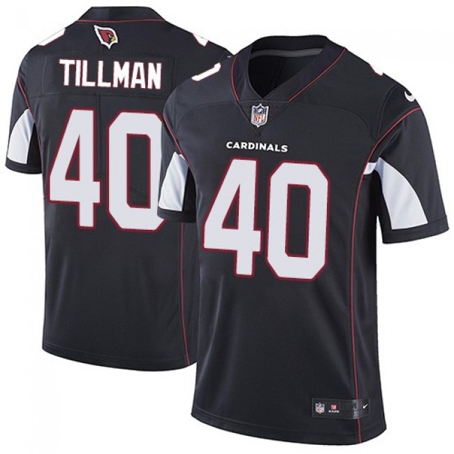 Nike Cardinals #40 Pat Tillman Black Alternate Men's Stitched NFL Vapor Untouchable Limited Jersey