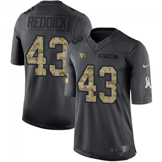 Nike Cardinals #43 Haason Reddick Black Men's Stitched NFL Limited 2016 Salute to Service Jersey