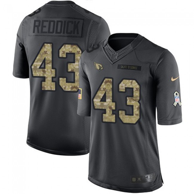 Arizona Cardinals #43 Haason Reddick Black Youth Stitched NFL Limited 2016 Salute to Service Jersey