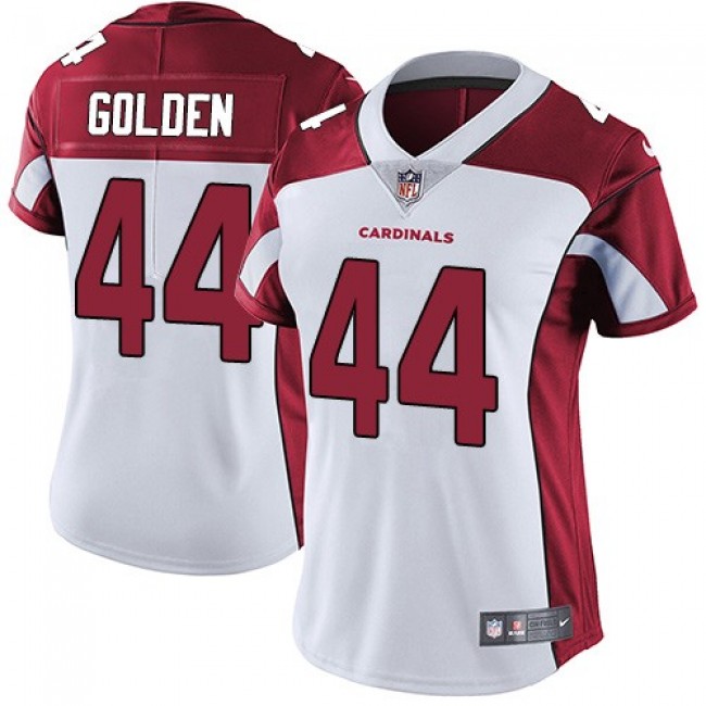 Women's Cardinals #44 Markus Golden White Stitched NFL Vapor Untouchable Limited Jersey