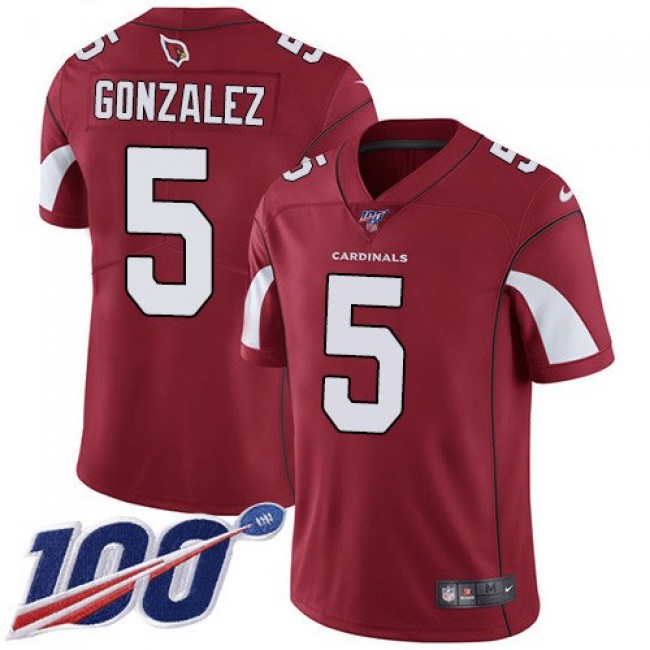 Nike Cardinals #5 Zane Gonzalez Red Team Color Men's Stitched NFL 100th Season Vapor Limited Jersey