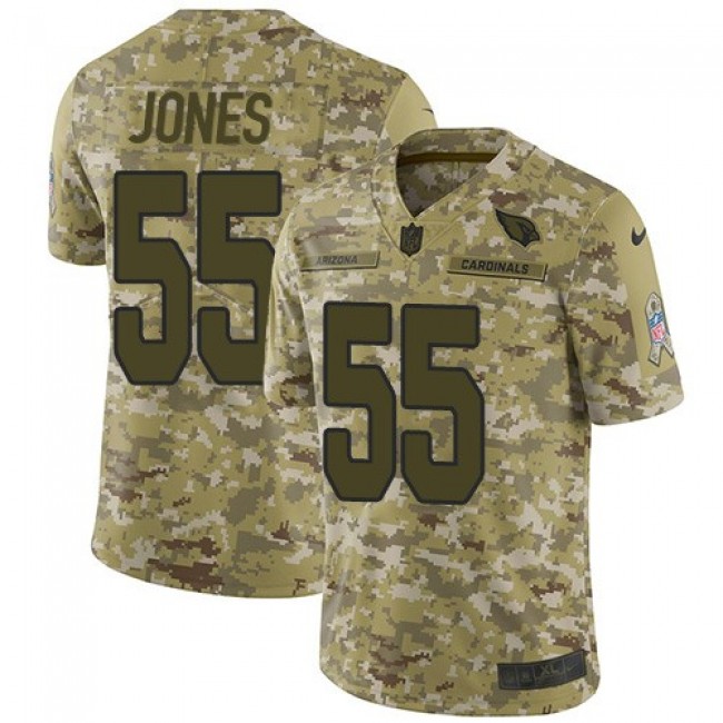 Nike Cardinals #55 Chandler Jones Camo Men's Stitched NFL Limited 2018 Salute to Service Jersey