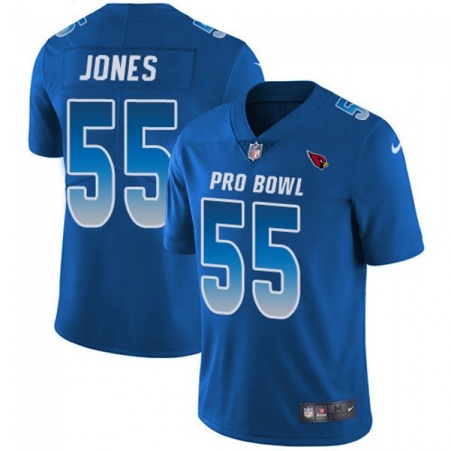 Arizona Cardinals #55 Chandler Jones Royal Youth Stitched NFL Limited NFC 2018 Pro Bowl Jersey