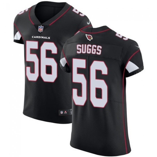 Nike Cardinals #56 Terrell Suggs Black Alternate Men's Stitched NFL Vapor Untouchable Elite Jersey