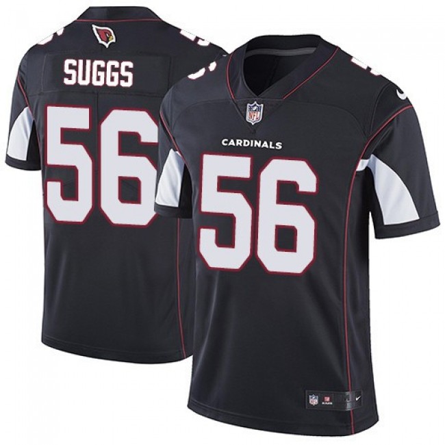 Nike Cardinals #56 Terrell Suggs Black Alternate Men's Stitched NFL Vapor Untouchable Limited Jersey