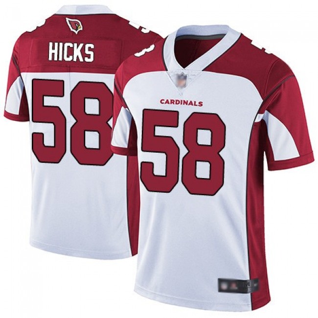 Nike Cardinals #58 Jordan Hicks White Men's Stitched NFL Vapor Untouchable Limited Jersey