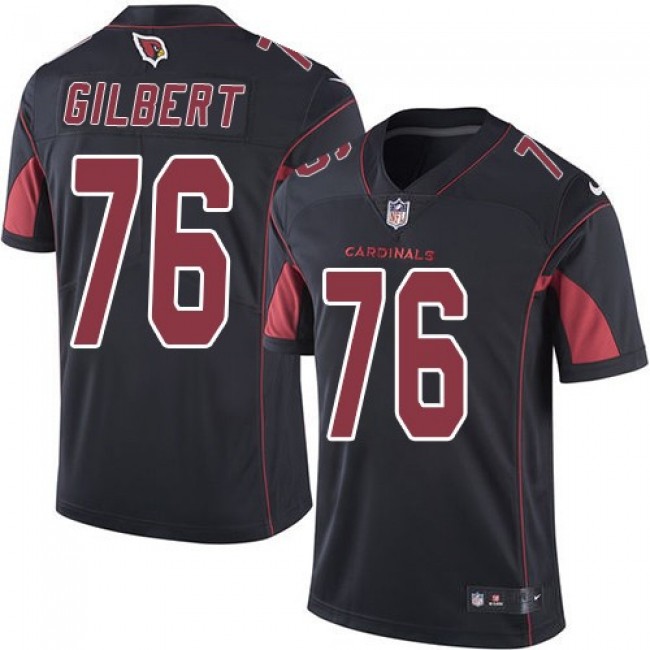 Nike Cardinals #76 Marcus Gilbert Black Men's Stitched NFL Limited Rush Jersey