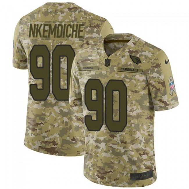 Nike Cardinals #90 Robert Nkemdiche Camo Men's Stitched NFL Limited 2018 Salute to Service Jersey