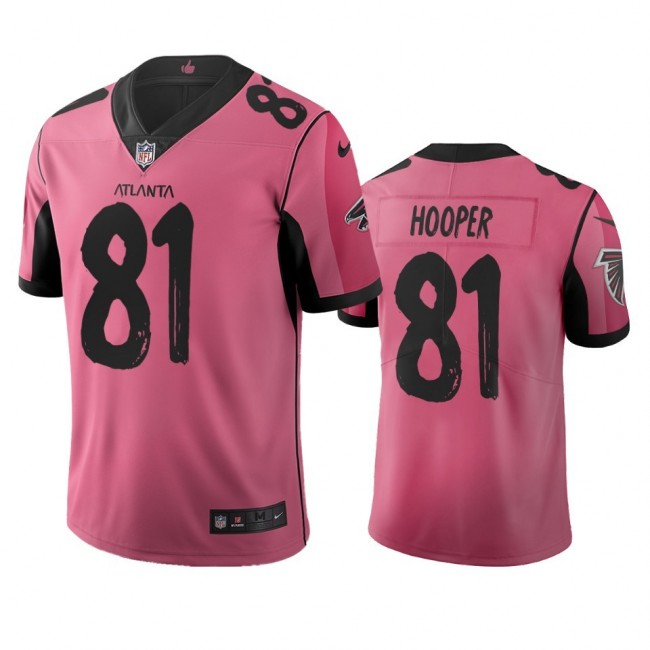 Atlanta Falcons #81 Austin Hooper Pink Vapor Limited City Edition NFL Jersey