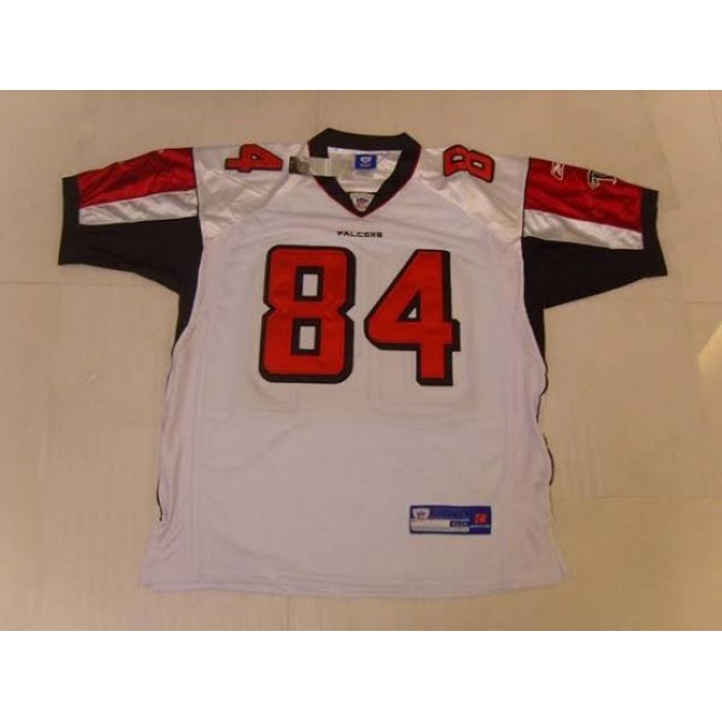 Falcons #84 Roddy White White Stitched NFL Jersey
