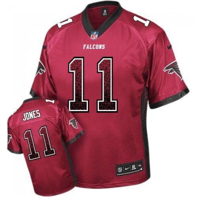 Atlanta Falcons #11 Julio Jones Red Team Color Youth Stitched NFL Elite Drift Fashion Jersey