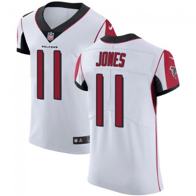 Nike Falcons #11 Julio Jones White Men's Stitched NFL Vapor Untouchable Elite Jersey