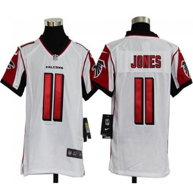 Atlanta Falcons #11 Julio Jones White Youth Stitched NFL Elite Jersey