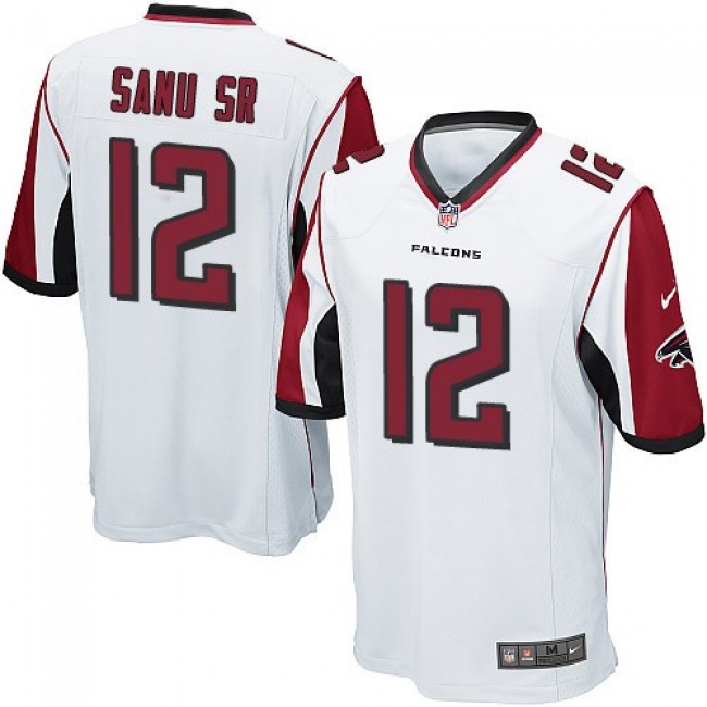 Atlanta Falcons #12 Mohamed Sanu Sr White Youth Stitched NFL Elite Jersey