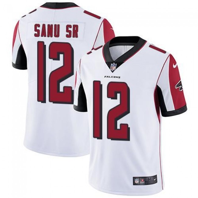 Atlanta Falcons #12 Mohamed Sanu Sr White Youth Stitched NFL Vapor Untouchable Limited Jersey