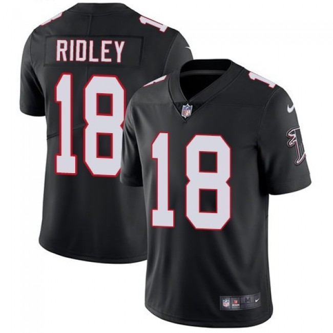Nike Falcons #18 Calvin Ridley Black Alternate Men's Stitched NFL Vapor Untouchable Limited Jersey