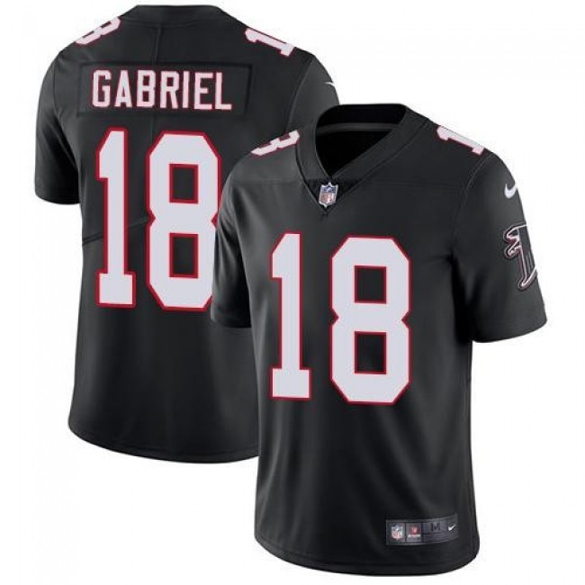 Atlanta Falcons #18 Taylor Gabriel Black Alternate Youth Stitched NFL Vapor Untouchable Limited Jersey