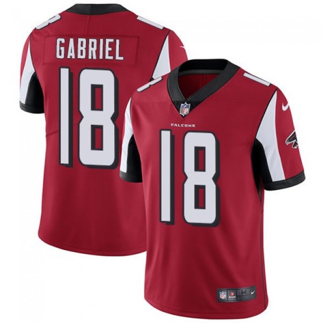 Atlanta Falcons #18 Taylor Gabriel Red Team Color Youth Stitched NFL Vapor Untouchable Limited Jersey