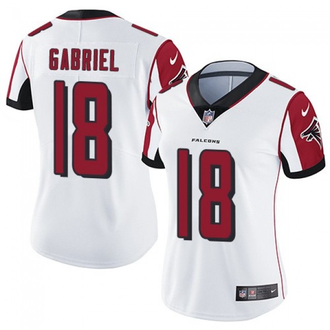 وول ستريت جدة Nike Atlanta Falcons #18 Taylor Gabriel White Men's Stitched NFL Vapor Untouchable Limited Jersey وول ستريت جدة