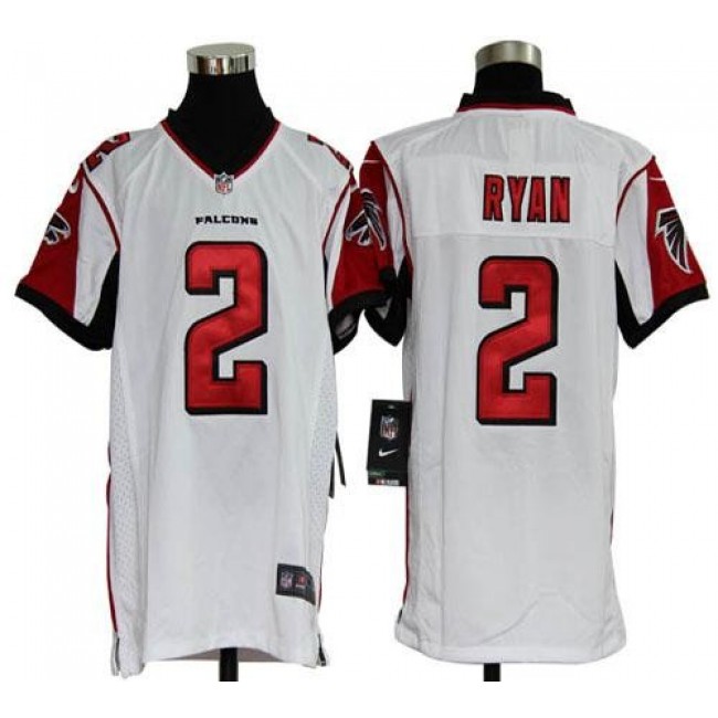 Atlanta Falcons #2 Matt Ryan White Youth Stitched NFL Elite Jersey