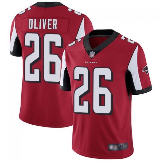 Nike Falcons #20 Isaiah Oliver Red Team Color Men's Stitched NFL Vapor Untouchable Limited Jersey