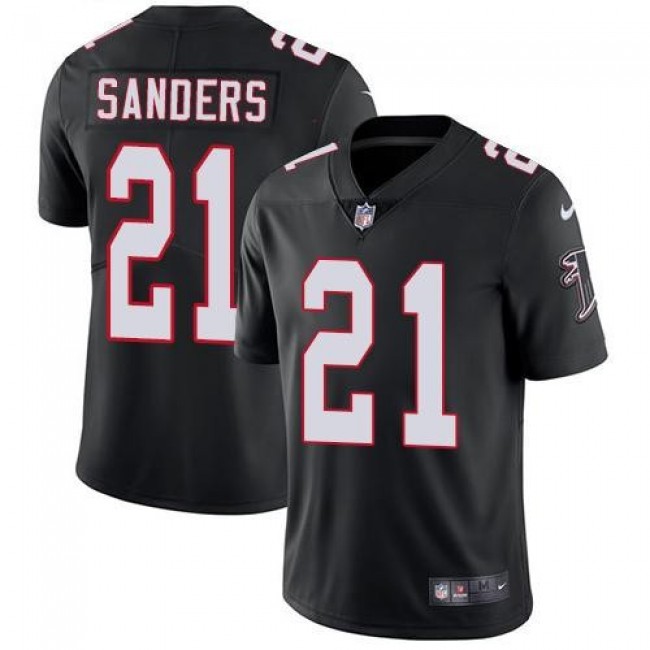 Atlanta Falcons #21 Deion Sanders Black Alternate Youth Stitched NFL Vapor Untouchable Limited Jersey