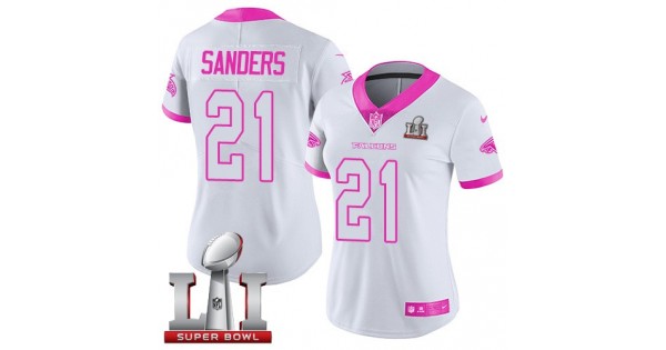 تخفيف الالم الدوره nike NFL Jersey-Women's Falcons #21 Deion Sanders White Pink Super ... تخفيف الالم الدوره