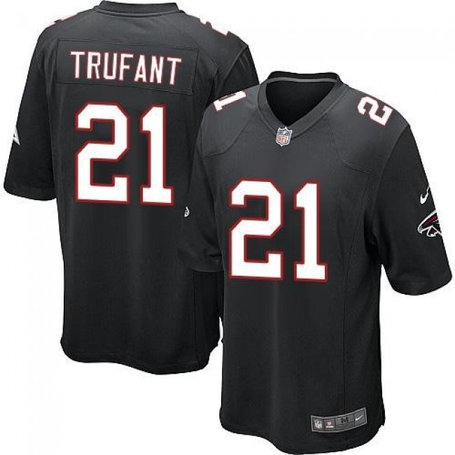 Atlanta Falcons #21 Desmond Trufant Black Alternate Youth Stitched NFL Elite Jersey