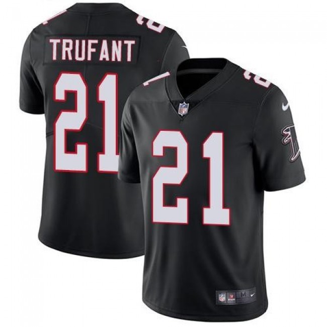 Atlanta Falcons #21 Desmond Trufant Black Alternate Youth Stitched NFL Vapor Untouchable Limited Jersey