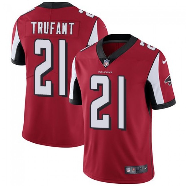 Atlanta Falcons #21 Desmond Trufant Red Team Color Youth Stitched NFL Vapor Untouchable Limited Jersey