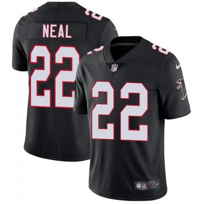 زيت دوار الشمس Men's Atlanta Falcons #22 Keanu Neal Black Alternate NFL Nike Elite Jersey نكهات ليز